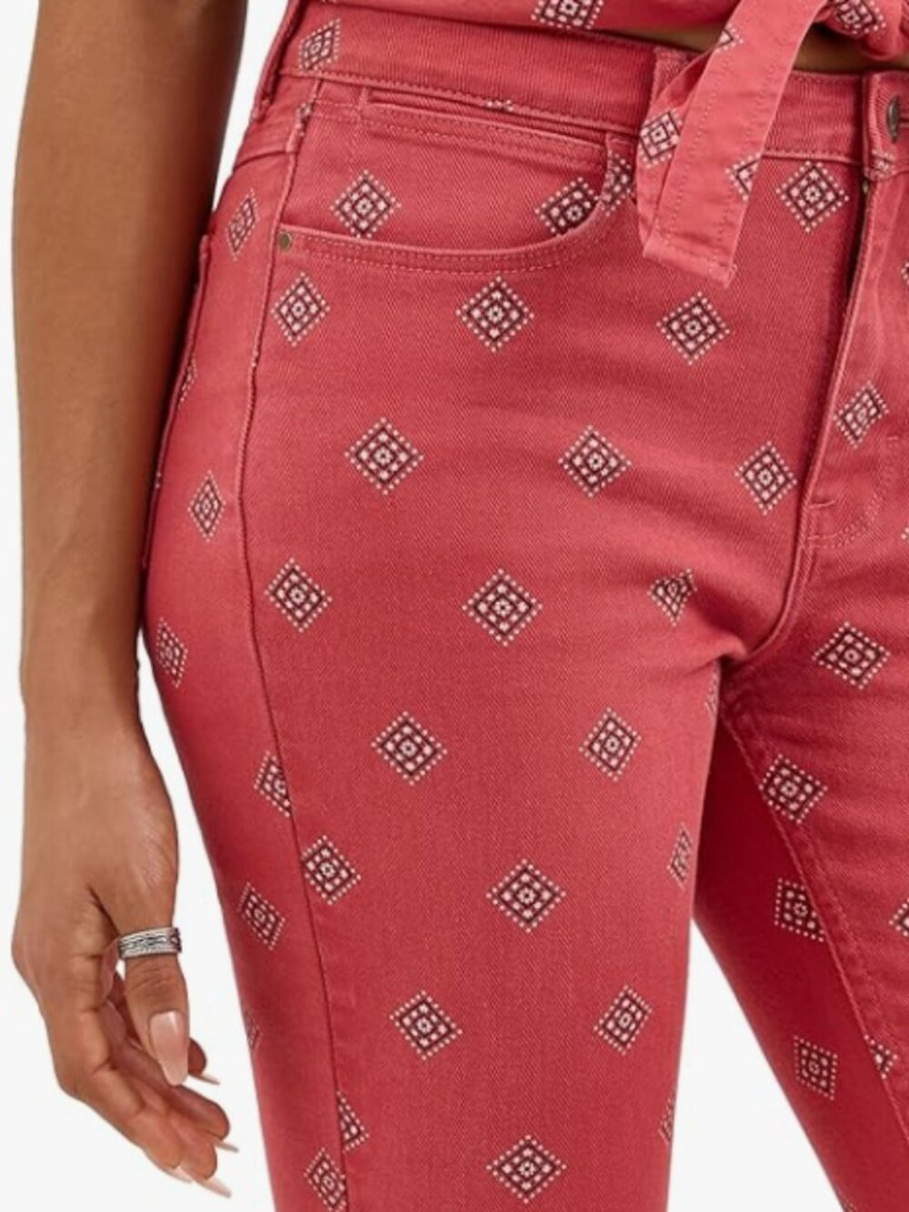 WRANGLER | High Rise Bold Boot Jeans | Diamond Bay Bandana | 8 x 32 - Picture 3 of 5